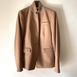 J Crew wool regent blazer camel tan size 8